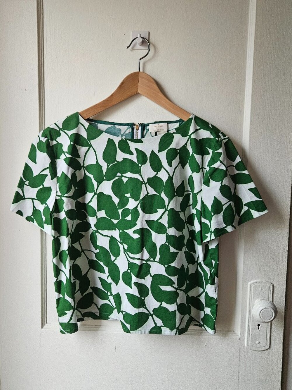 Kate Spade boxy fit soft summer blouse
